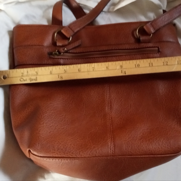 2For $8 Bueno Brown Tote Bag with Leather Material and Soft Casual Shape - Picture 1 of 2